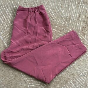 Talbots Pure Silk Pink Pants size 16W